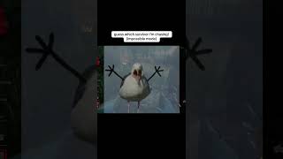 Guess the survivor!                             #gaming #dbdshorts #dbd #funny