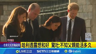 哈利梅根維安遭降級 狀告皇室被判敗訴 "不知父親能活多久" 哈利王子爆驚語惹議 曾出書揭皇室瘡疤 哈利敗訴想和解 │記者 許少榛 │國際關鍵字20250504│三立iNEWS