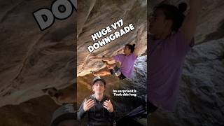 Barefoot Charles second V17 downgrade!! 😳 #bouldering #rockclimbing #climbing #v17 #climbinggym
