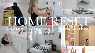 HOME RESET + PREPARING FOR BACK TO SCHOOL || CLEAN WITH ME || CLEANING VIDEOS Inyouths Mirror