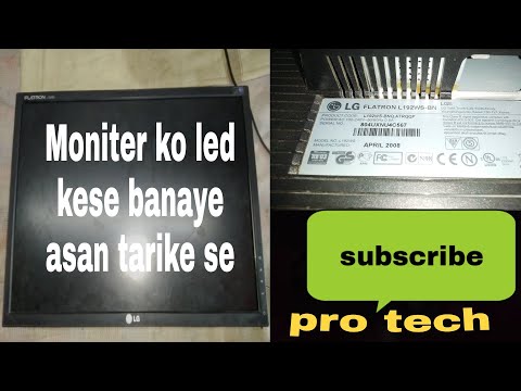 PRO TECH soluction how to convert moniter to smart tv/monitor को led tv कैसे बनाए
