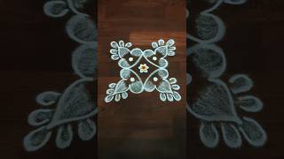 2*2 Sravana masam special Rangoli designs 2025 🌺 #rangoli #sravanamasam #festivalrangoli #shorts
