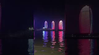 Boat cruise at night, Hainan island | 海南岛夜游