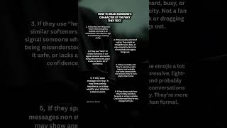 How to Read Someone’s Character by the Way They Text 📱🧠”