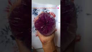unique idea to make flowers🫶🫰 #creativeart #satisfyingart  #shorts