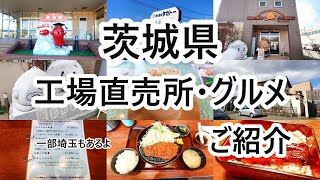 茨城県工場直売所＆グルメ編 【茨城県】2024年2月 4K動画　音声有り