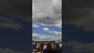 F-35 Raptor Flyby Creates Epic Vapor Cloud at Tennessee Airshow! 🔥✈️