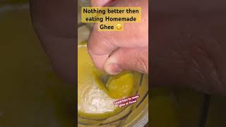 Yummy homemade Ghee 😋 #gheerecipe #homemadeghee #ghee #food #shorts #viral