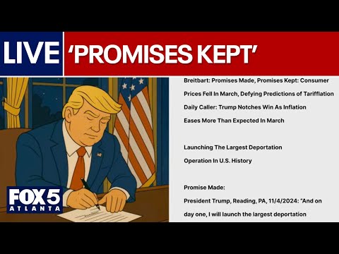 WATCH LIVE: White House streams 'MAGA Lo-fi', 'Promises Made, Promises Kept'