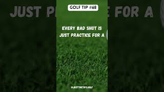 Every Bad Shot = A Miracle Waiting to Happen! ⛳️ #GolfHumor #TuesdayTip