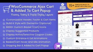 WooCommerce Ajax Cart & Added To Cart Popup - Floating/Sliding/Popup All in One  By hash_themes