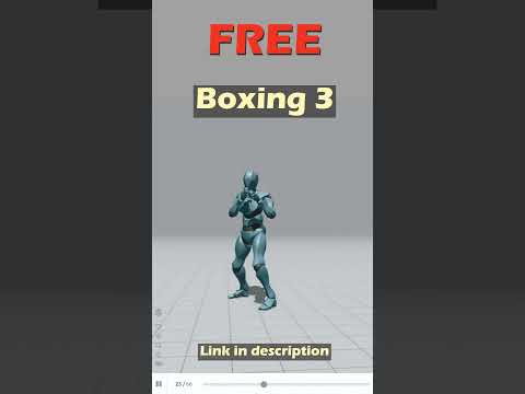 Boxing 3. Free Mixamo animation for Daz Studio's Genesis 9. #dazstudio #mixamo