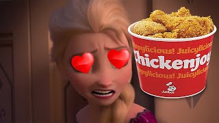 YTP Frozen 2 Craziness ! Elsa loves Chickenjoy!