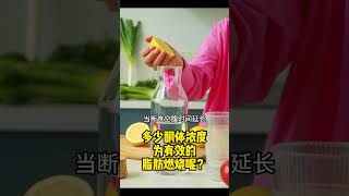 [172]多少酮体浓度为有效的脂肪燃烧呢？