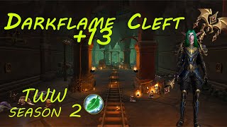 Resto Druid POV | 13+ Darkflame Cleft | Mythic plus