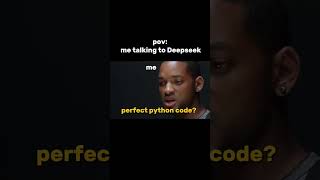 Pov : me talking to Deepseek #ai #shorts #shortsvideo #reels #robot #willsmith #trending #trend