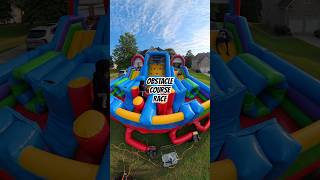 Obstacle course race. Chamiere vs KeeKee #LetsGo #Familybbq #OhShit