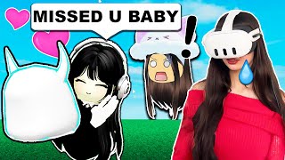 I CAUGHT My Boyfriend With His EX! (Roblox Vr Hands)