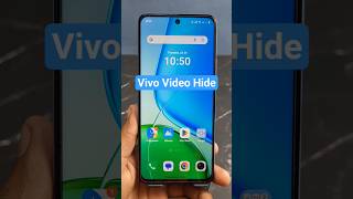 how to hide video in vivo mobile #vivo #hidevideos