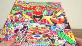 平成ライダーDVDが超アツイ70分！てれびくん 2014年1月号 付録レビュー！仮面ライダー鎧武(ガイム) ウルトラマンギンガ キョウリュウジャー