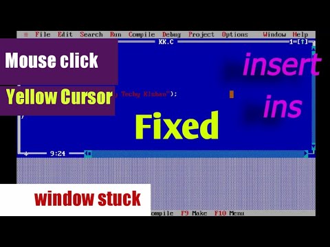 Problems & Solutions with Turbo C++ | Mouse Click Fixed