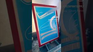 First screen printed poster on the AWT Accuglide! #indigenousart #nativedesign #tlingit #haida