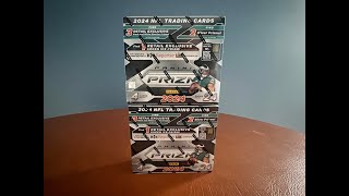 2 2024 Prizm Retail Boxes. Chasing those black and white checkered, Green ice and silvers.