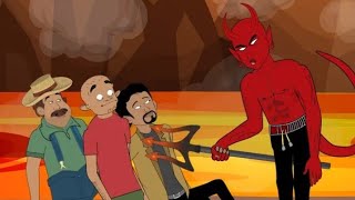 vin gade ki soufrans ki gen nan lanfè a 😰#cartoon #funny #animation