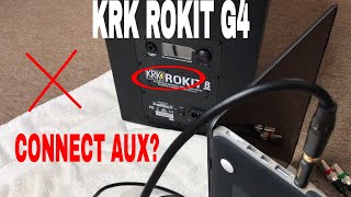 ✅  KRK Rokit G4 to Aux?  🔴