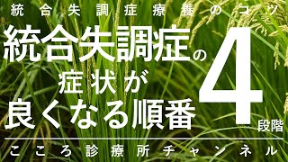 【統合失調症】統合失調症の症状が良くなる順番4段階【精神科医が10分で説明】急性期症状｜陽性症状（幻聴・妄想など）｜陰性症状｜認知機能障害