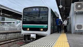 【特急並みの速さ】9651M 常磐線臨時快速Jヴィレッジ行き E501系K704編成 走行音 いわき→Jヴィレッジ