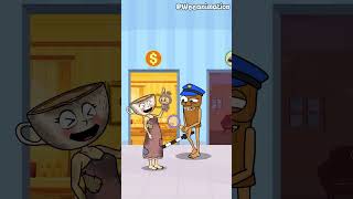 Rich or Poor? Help baby Crocodilo enter the Rich door #labubu #tungtungtungsahur