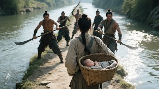 Kung Fu Movie: Hunted by 1,000, no one expects the child-carrying woman is skilled in martial arts!
