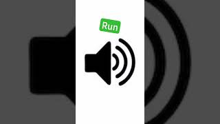 run meme sound effect #sound #viral #memes