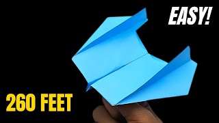 How to Make a Super Glider Paper Airplane | Best Origami Paper Airplane