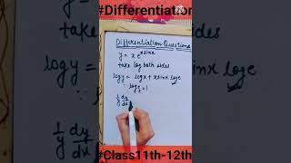 #Shorts#Differentiation#Class11th-12th#EasyMathsClasses