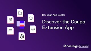 Docusign App Center: Discover the Coupa Extension App