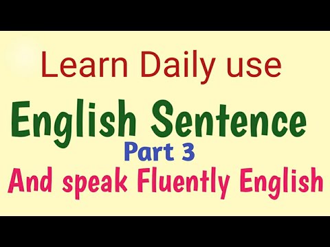 Easy Spoken English sentence part 3