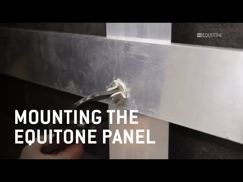Mounting the EQUITONE Panels