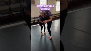Anyone know the technical term? Super easy and effective! #takedown #bjj #wrestling #jiujitsu #jits