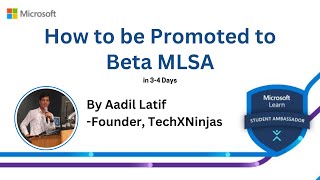 How to be Promoted to Beta Alpha MLSA in just 3-4 Days #mlsa