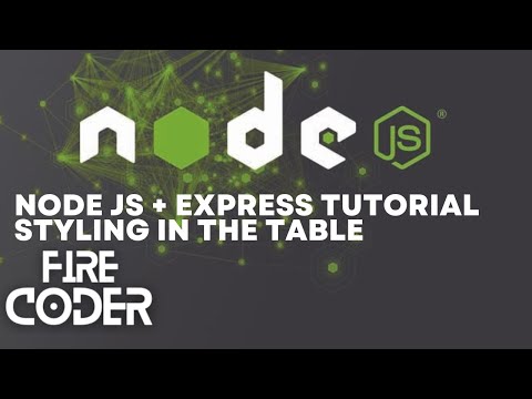 Nodejs Express Tutorial   Styling in the express Handle Bars