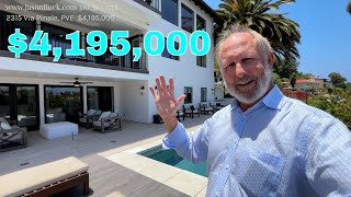 Inside an Updated Awesome Ocean Coastline View Home for Sale 2315 Via Pinale