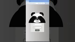 Animated login screen in Html CSS JS #code #programming  #developer