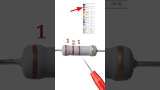 120 ohm resistor color code //120 ohm resistance #shortvideo