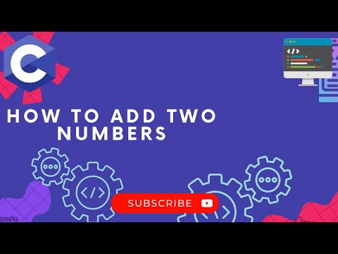 How to add two numbers in C language