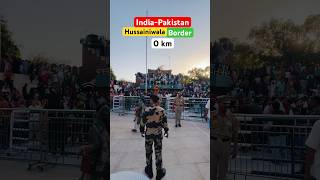 India Pakistan border, Hussainiwala border, firozpur Punjab#shorts