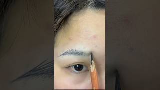 natural eye brows shape tutorial for beginners ❤️#ytshorts #viralpost