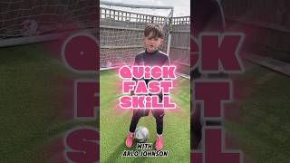 QUICK FAST SKILL football training & learning tricks with preacademy goalkeeper Arlo Johnson soccer
