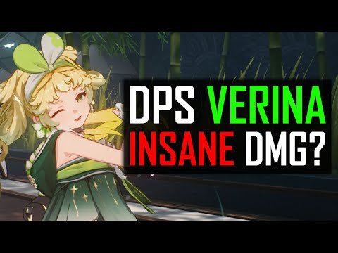 DPS Verina Maximum Damage Wuthering Waves Healing Set Rover